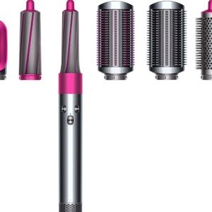 Dyson Hair Tools Set - Pink and Silver